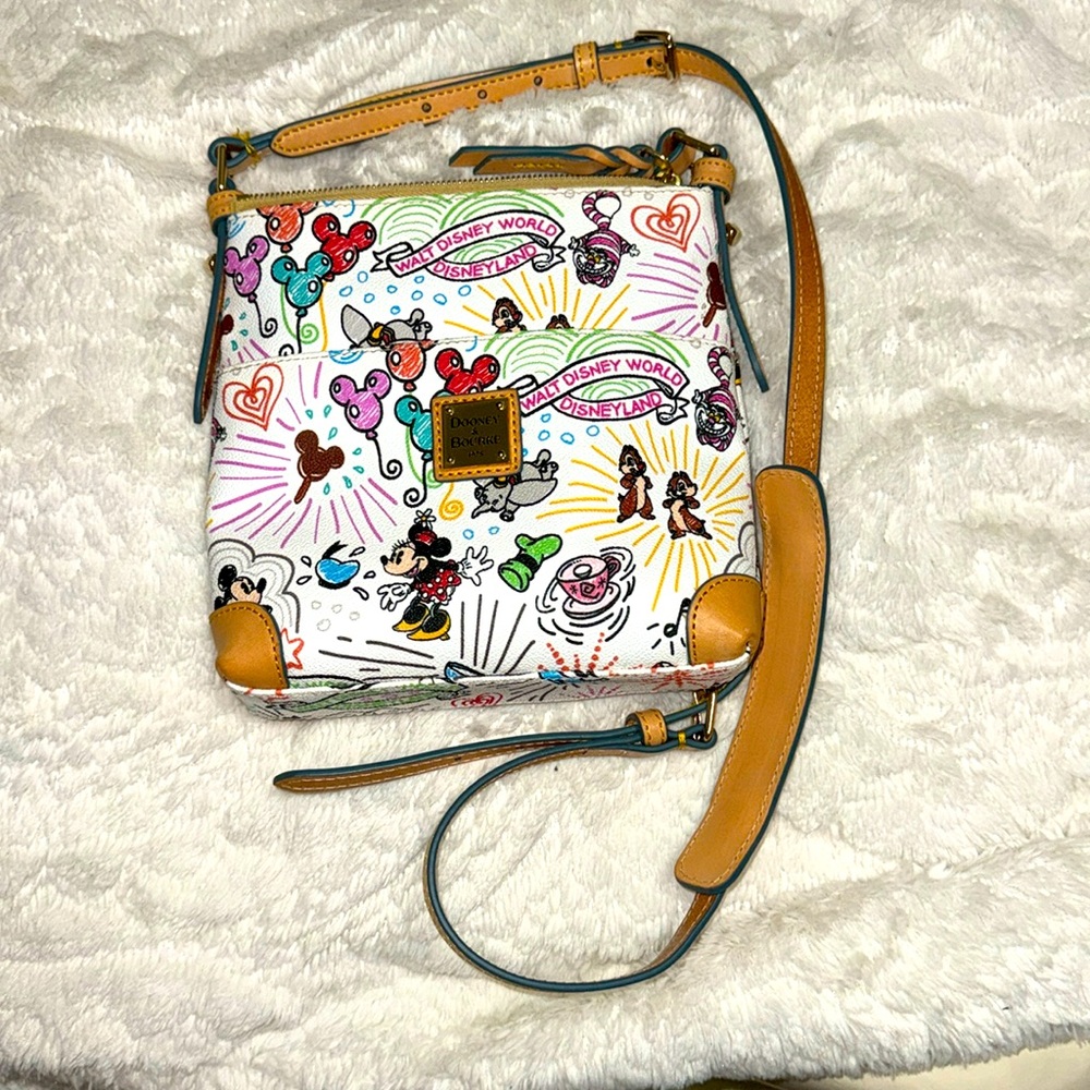 Dooney & Bourke 1975 Walt Disney World Disneyland Crossbody Purse